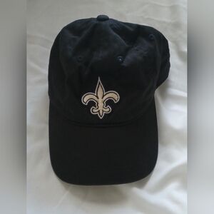 NFL Child Black Cap with Fleur-de-lis (Saint) Embroidery